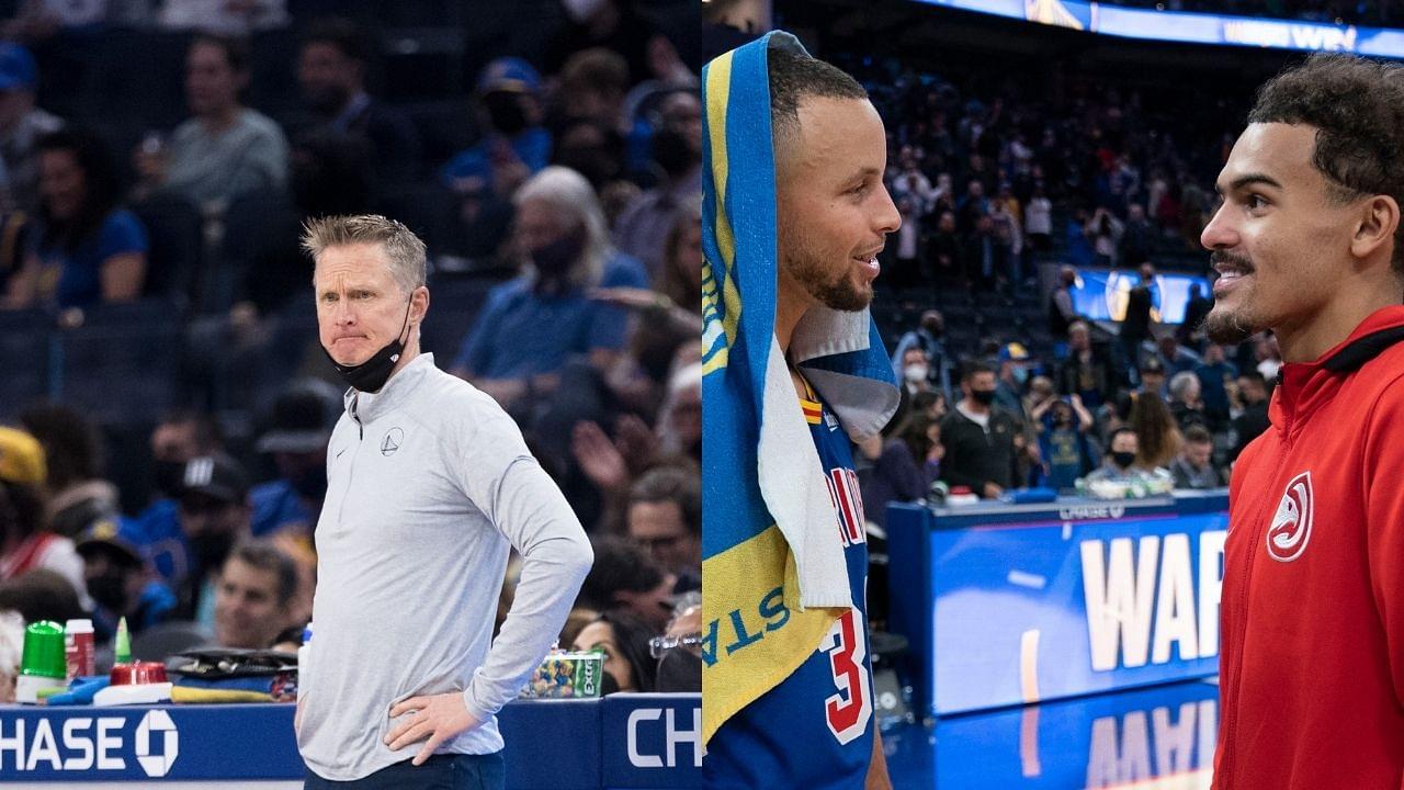 "I see more of Trae Young in Luka Doncic than Stephen Curry": Steve Kerr finds no similarities between Ice Trae and Chef Curry barring their long-range shooting