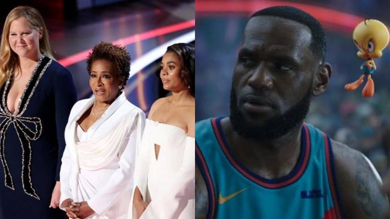 “Space Jam 2 should be nominated for special for that hairline on LeBron James”: Lakers superstars gets roasted for an uncharacteristically crisp hairline at the Oscars