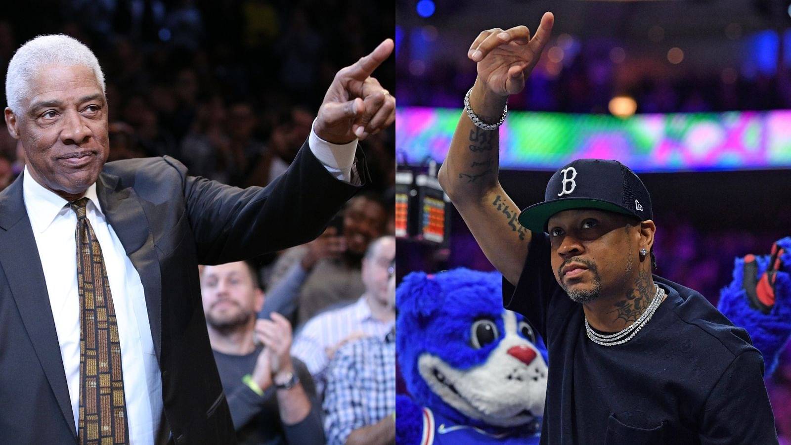 "When Dr. J and Allen Iverson are at the game, you know it's big!": The Answer & The Doctor spotted courtside as Sixers took on the Nets for the first time since the blockbuster midseason trade