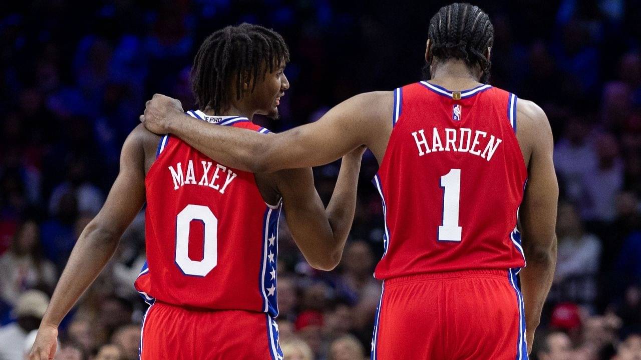 “Jesus, James Harden is so old”: Tyrese Maxey roasts his newest Sixers teammate for being old and wanting to a win his first championship