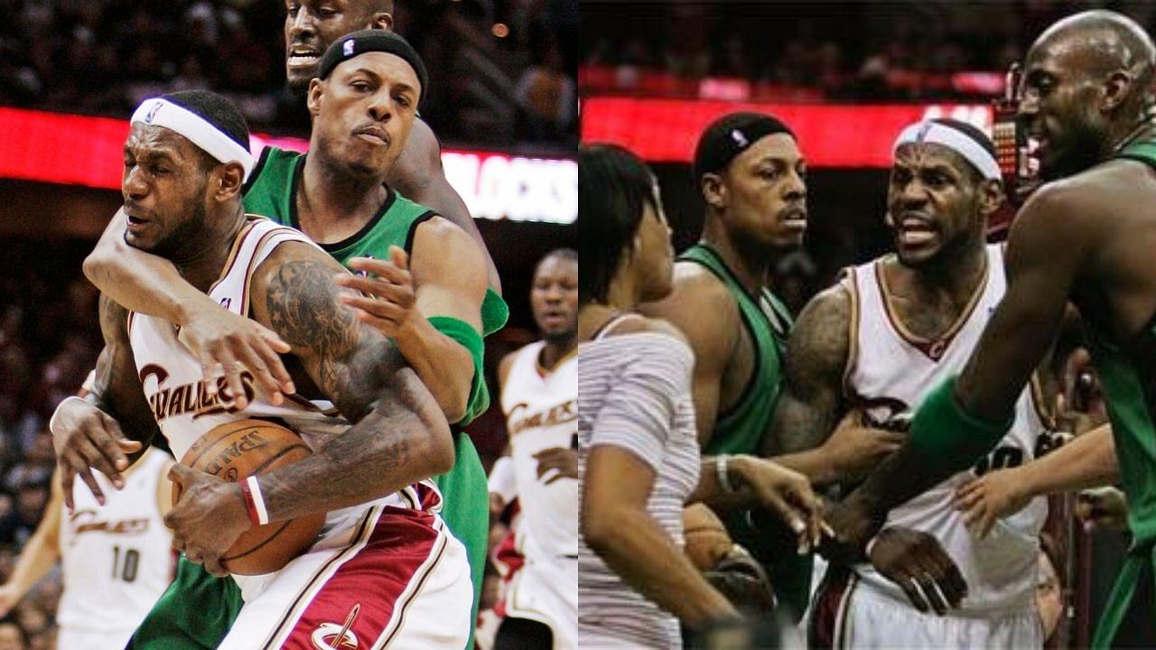 “Sit your a** down mom!”: LeBron James yelled at his own mother to not get involved between him and Paul Pierce during Cavaliers-Celtics ECSF in 2008