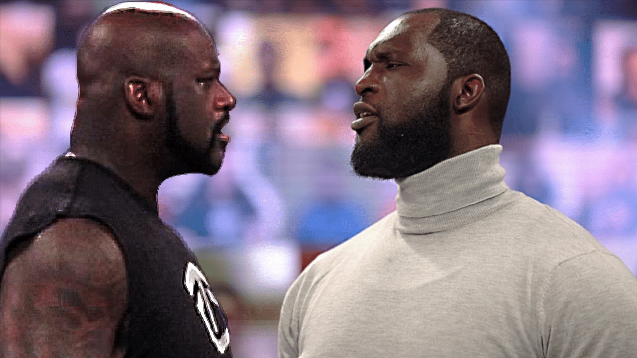 Is WWE Superstar Omos taller than NBA Legend Shaquille O’Neal