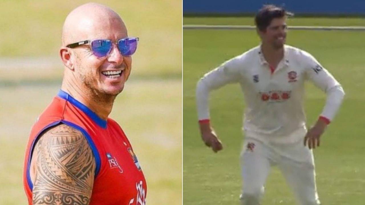 "Meet him half way and smash it": Herschelle Gibbs replies hilariously to Alastair Cook bowling with a funny action during County Championship 2022