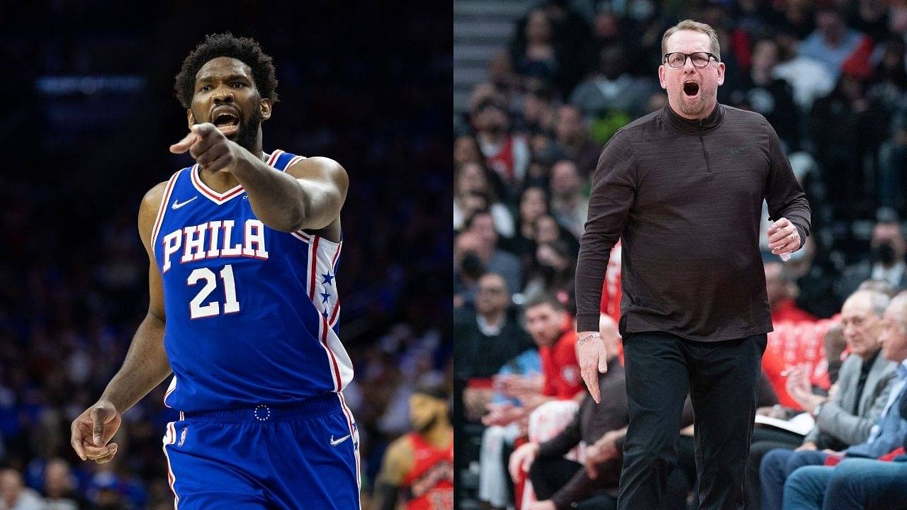 “Nobody can guard Joel Embiid if the refs let him run you over”: Raptors head coach, Nick Nurse, bashes refs for not giving Scottie Barnes and company a fair whistle against Sixers MVP