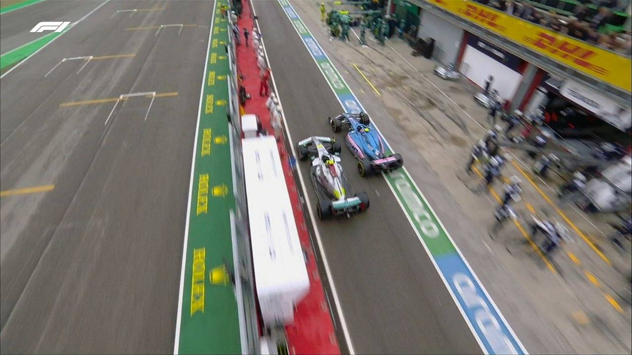 "Esteban Ocon was a bozo in pitlane" - F1 fans fumes at Esteban Ocon for unsafe release over Lewis Hamilton in the pitlane
