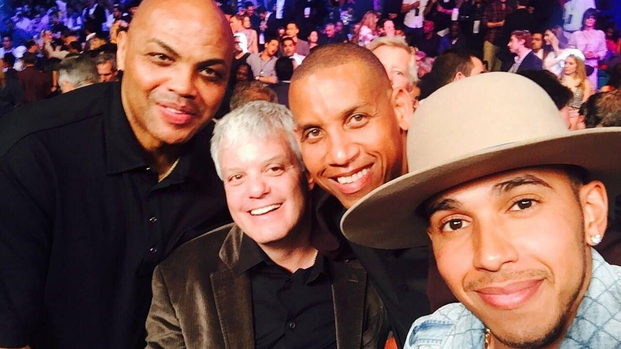 "And then the fight wasn’t really good at all": When Lewis Hamilton met Charles Barkley and Reggie Miller during once in lifetime yet 'boring' boxing match