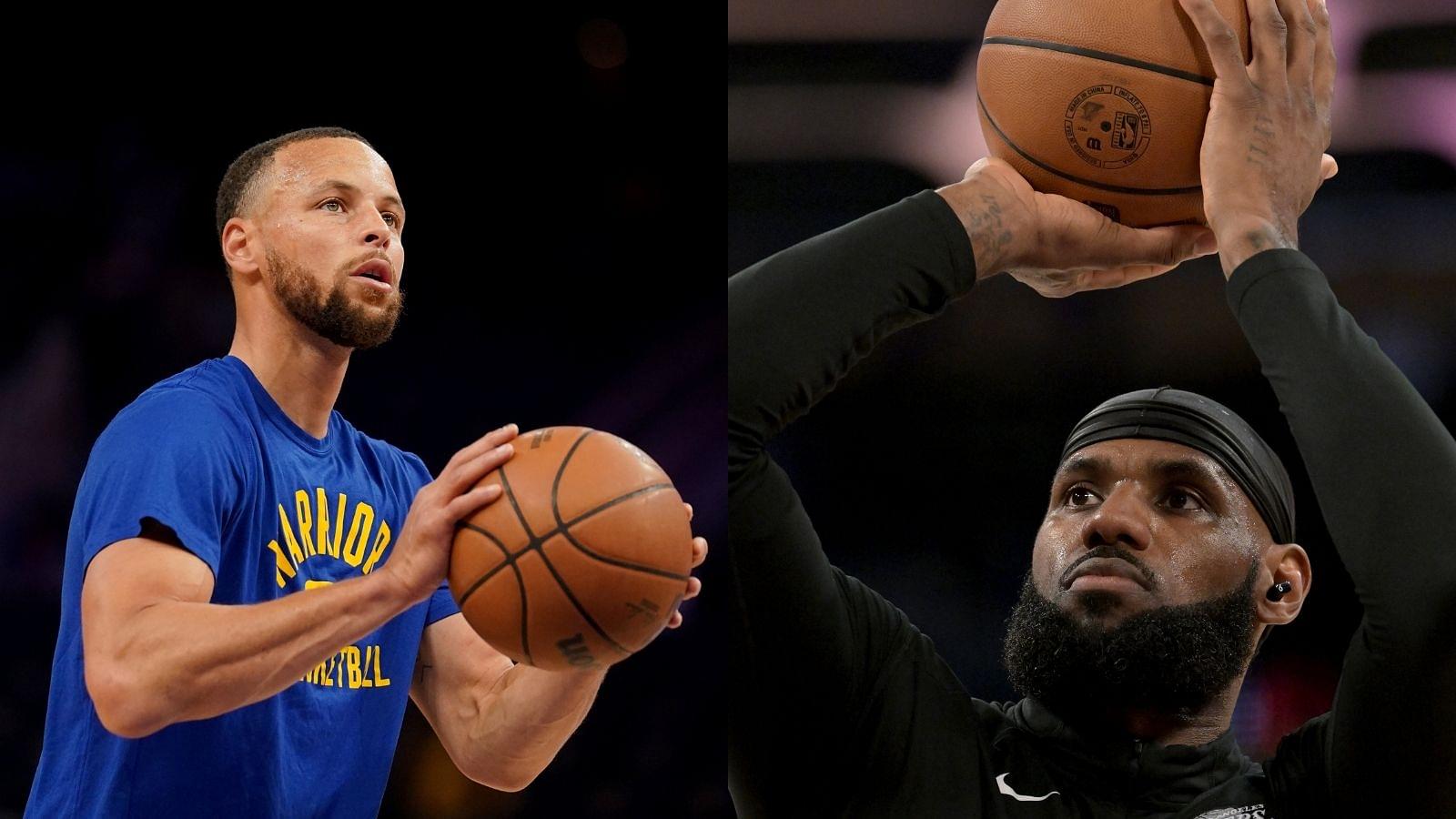 "LeBron James and Stephen Curry are the worst 3-point shooters in clutch": The Lakers and Warriors MVPs are having a tough time in crunch time this season