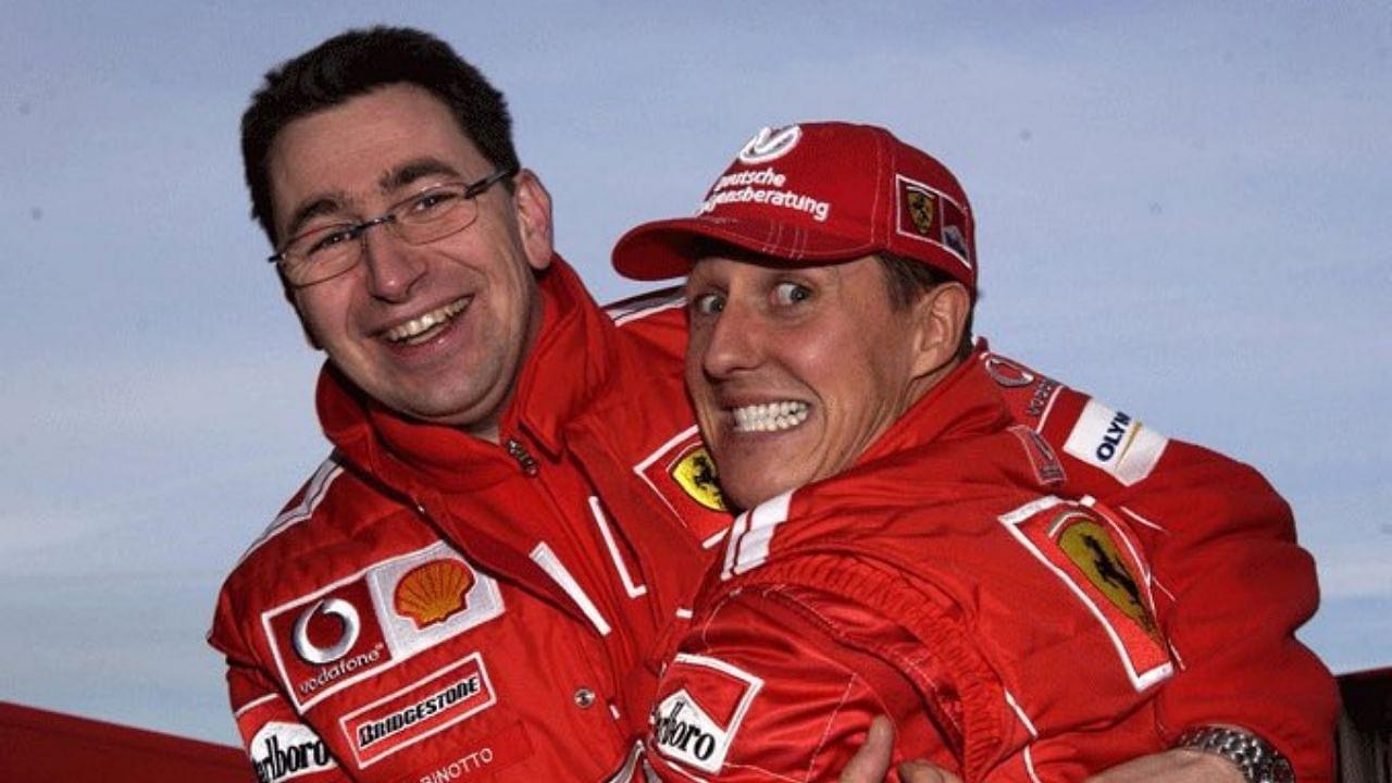 "I learned a lot from him"– Mattia Binotto credits Michael Schumacher for winning mentality at Ferrari in 2022