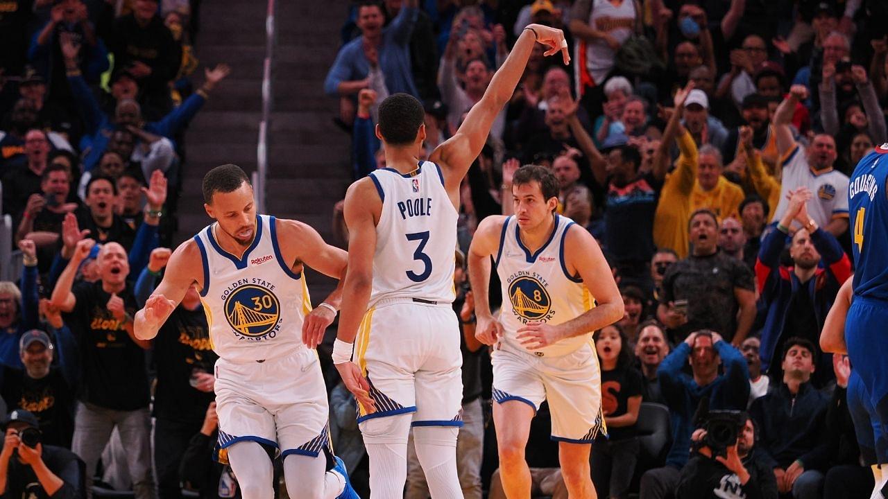"Nikola Jokic the first superstar to experience the Golden State Warriors' PTSD!": Jordan Poole, Klay Thompson, Steph Curry, and Draymond Green are inciting the fear of god in the reigning MVP