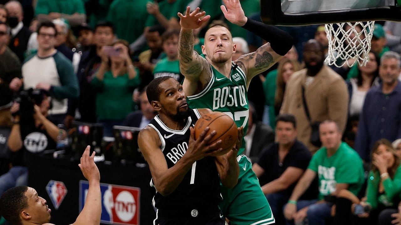 "Kevin Durant really worked as a construction worker today and built bunch of bricks. TRAGIC!": Looking at the Brooklyn Nets' horrendous road loss against the Celtics