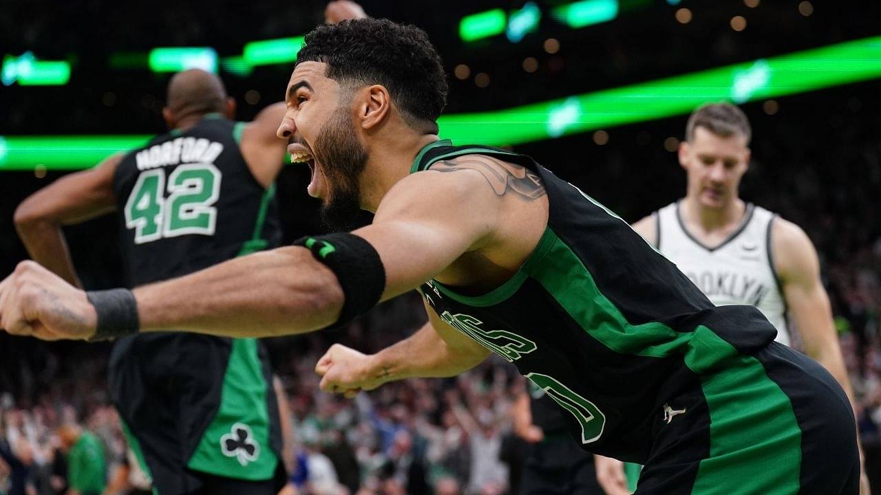 "Basketball gods are alive and well": Draymond Green pays a special mention to Jaylen Brown and Marcus Smart in light of Jayson Tatum's clutch layup