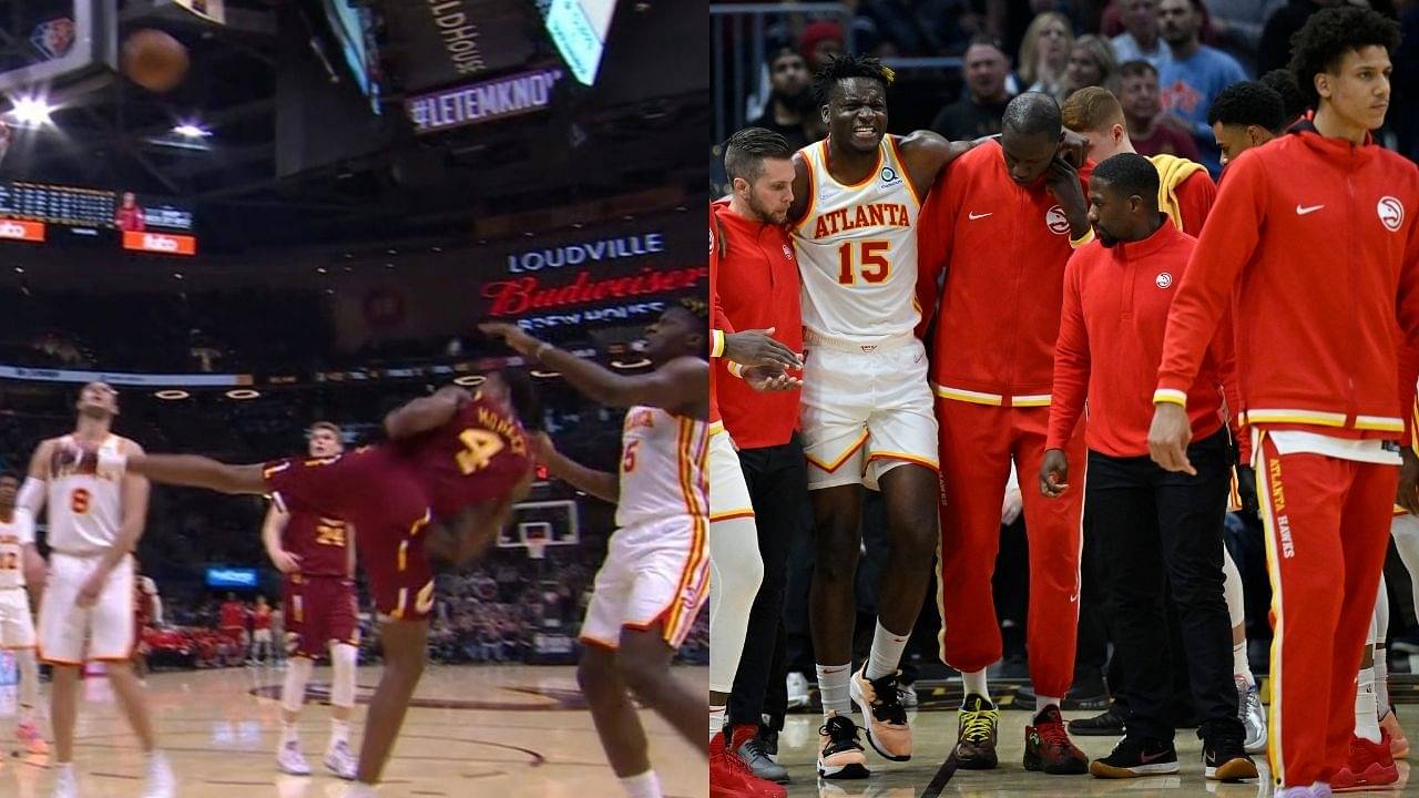 "See that's why we get so angry out there sometimes": LeBron James and NBA Twitter react to Clint Capela not receiving a flagrant for his dirty play on Evan Mobley