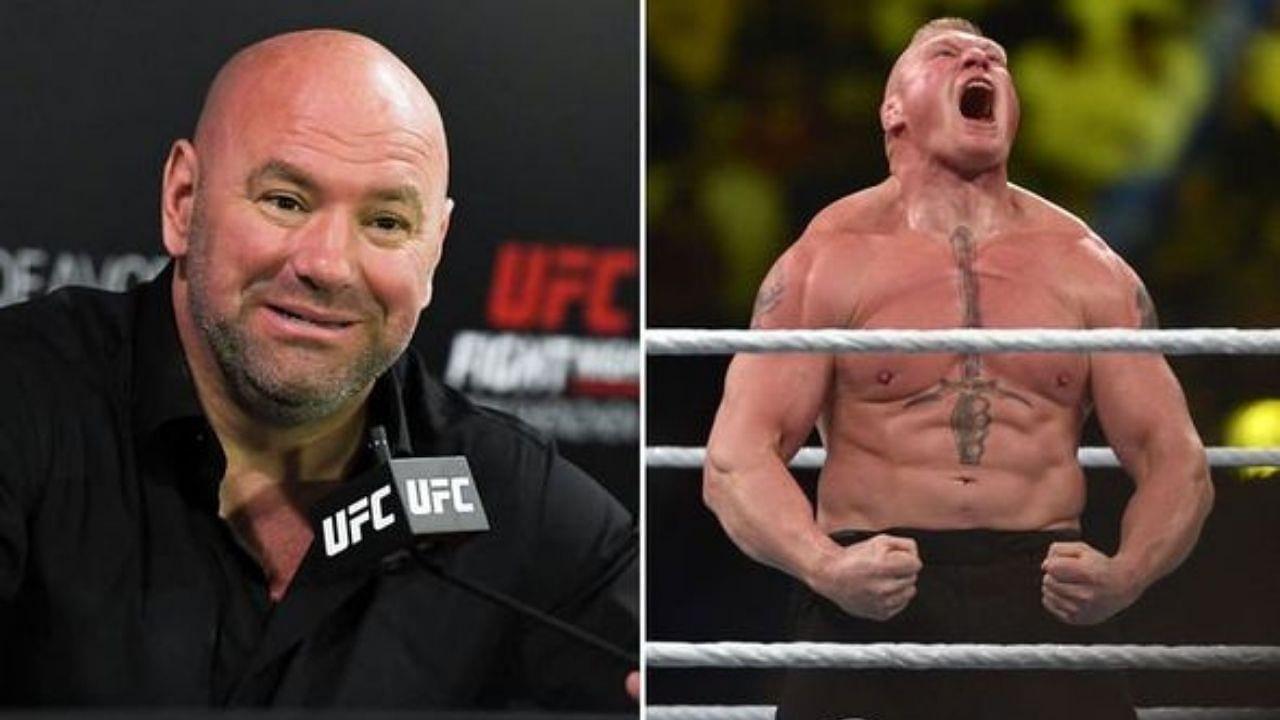 Dana White Brock Lesnar UFC