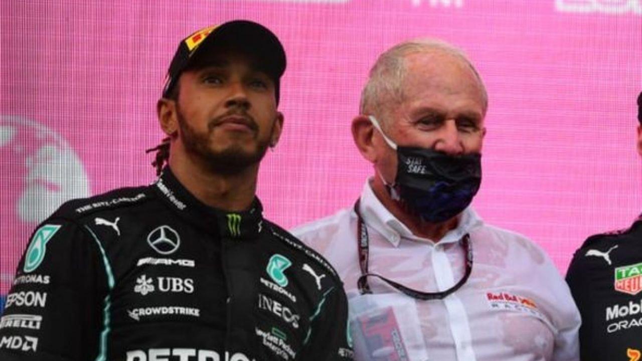 "What a cheap shot" - Former racing driver reacts to typical Helmut Marko comment on Max Verstappen lapping Lewis Hamilton in Imola