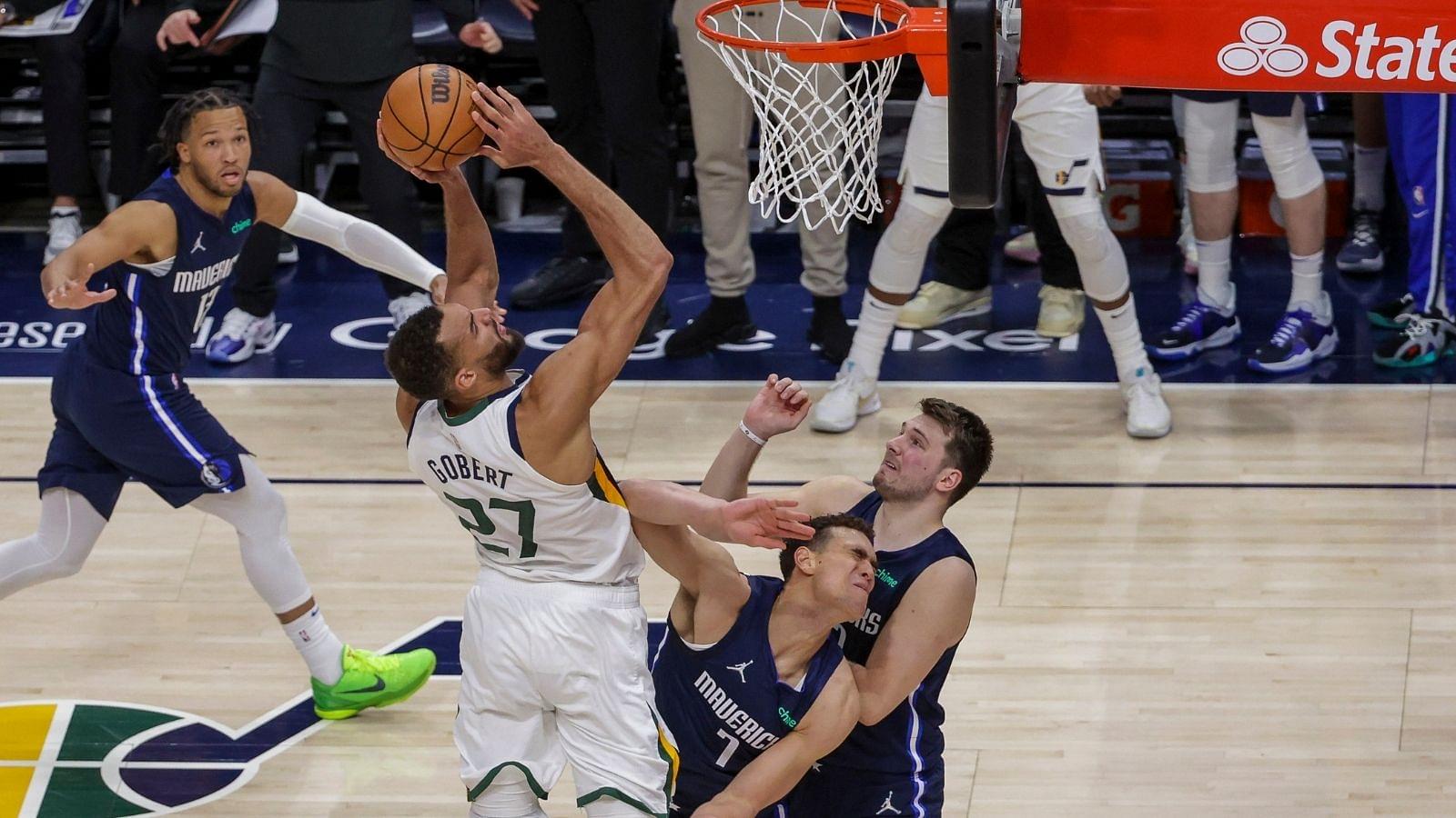 "F--k the talk!": Rudy Gobert had just 3-words after a game winning performance that saved Jazz from going 3-1 down to Luka Doncic and Co