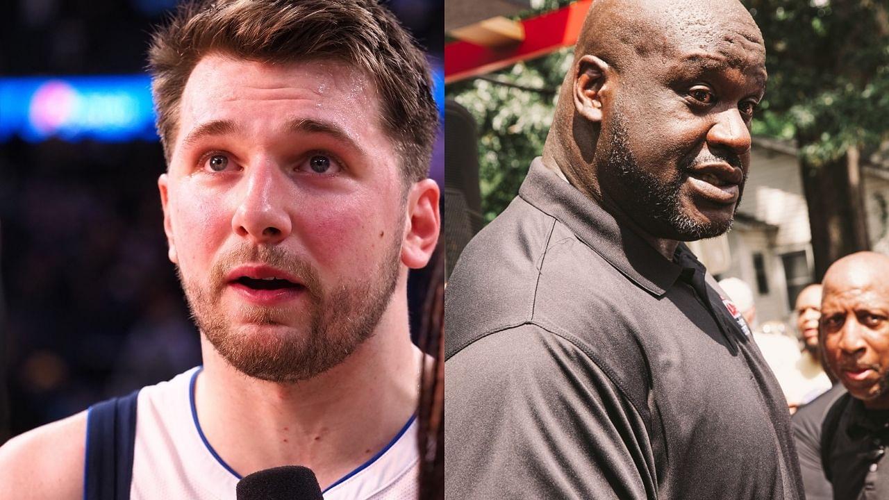 "Luka Doncic pulls a Shaq on national television with his bullsh*tting quote": The Mavs guard has a faux pas moment but is more apologetic about it unlike Big Diesel