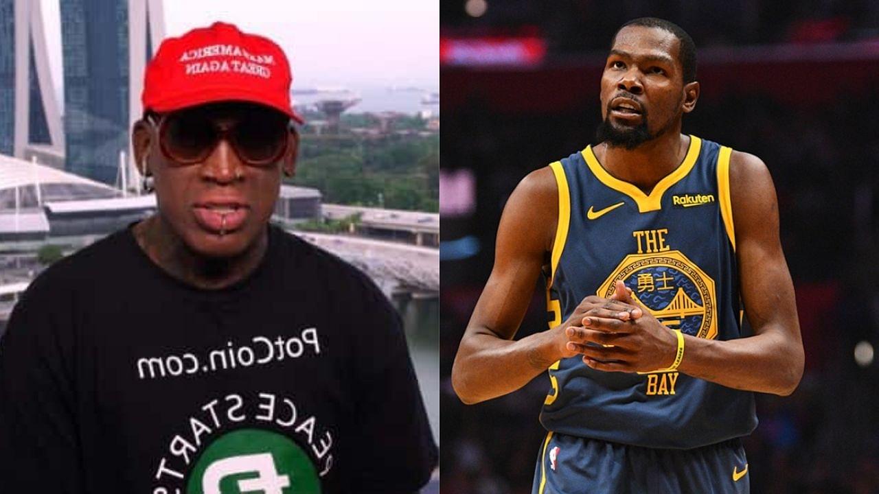 "Kevin Durant you're selfish! I didn't care Michael Jordan was the leader, and you shouldn't have as well!": When Dennis Rodman called out the Slim Reaper for his Warriors' exit interview