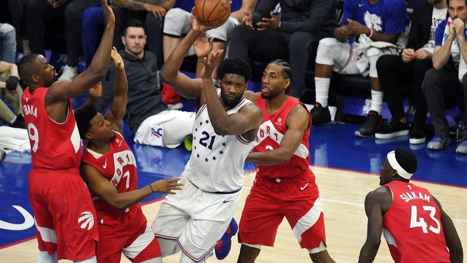 "Toronto Raptors just play reckless, sending three guys on me.." Joel Embiid knows how his first round opponents play, not going to repeat the heartbreak of 2019