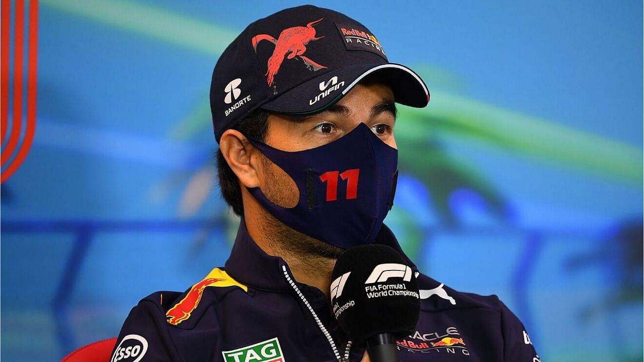"Someone stole the helmet and will ask for a ticket as ransom"- F1 Twitter reacts to Sergio Perez losing his race helmet ahead of the Miami GP