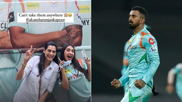 KL Rahul GF name: Sunil Shetty daughter Athiya Shetty spotted supporting KL Rahul and LSG at Wankhede Stadium