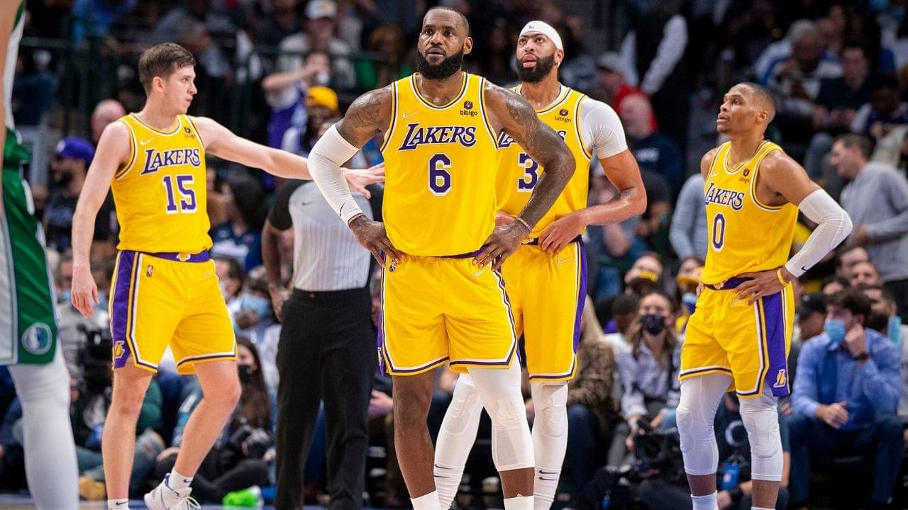 "If the Lakers would’ve made it to the playoffs, Tracy McGrady thinks they would’ve been a problem": Shannon Sharpe shares a clip of T-Mac saying LeBron James and the Lakers were built for the playoffs