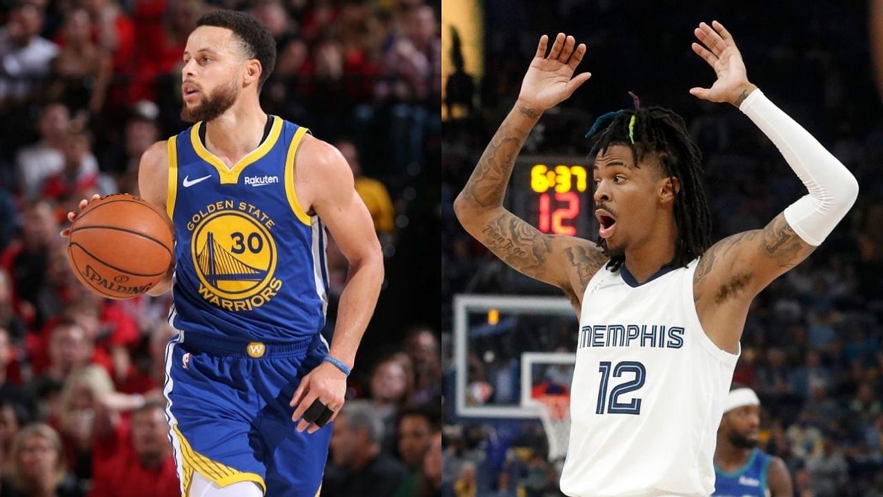 "Ja Morant in Game 1 attempted more Free Throws than Stephen Curry did in the whole 2018 WCF!": Grizzlies' All-Star had more FTs in one game than Warriors' superstar did in 7 games against the Rockets