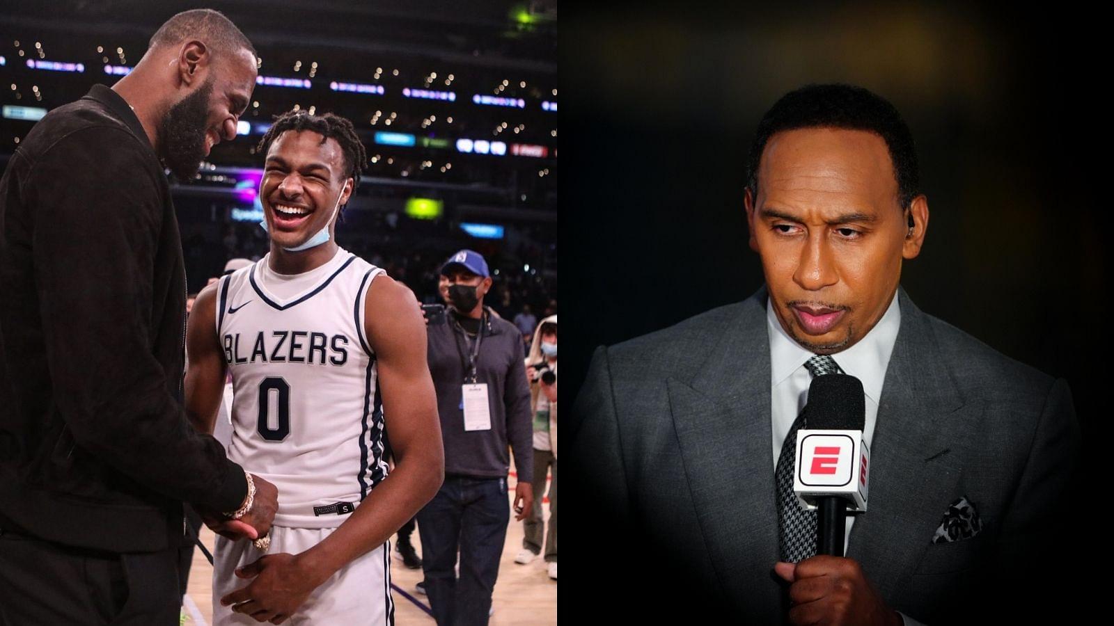“LeBron James, Bronny is watching, how could you say this?!”: Stephen A. Smith calls out Lakers superstar for saying this season was 'not a failure at all'
