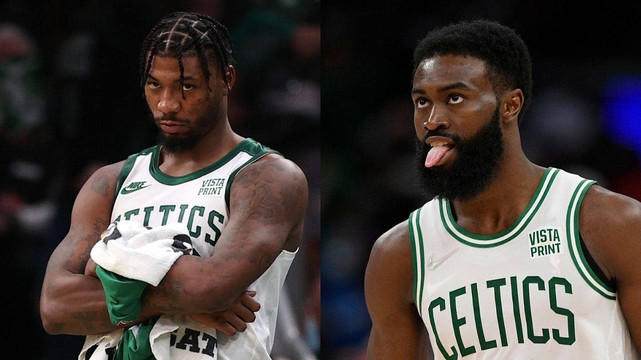 “Marcus Smart got DPOY from me, I taught him everything he knows!”: Jaylen Brown is adamant in receiving credit for Celtics defender’s stellar play against Kyrie Irving and Nets