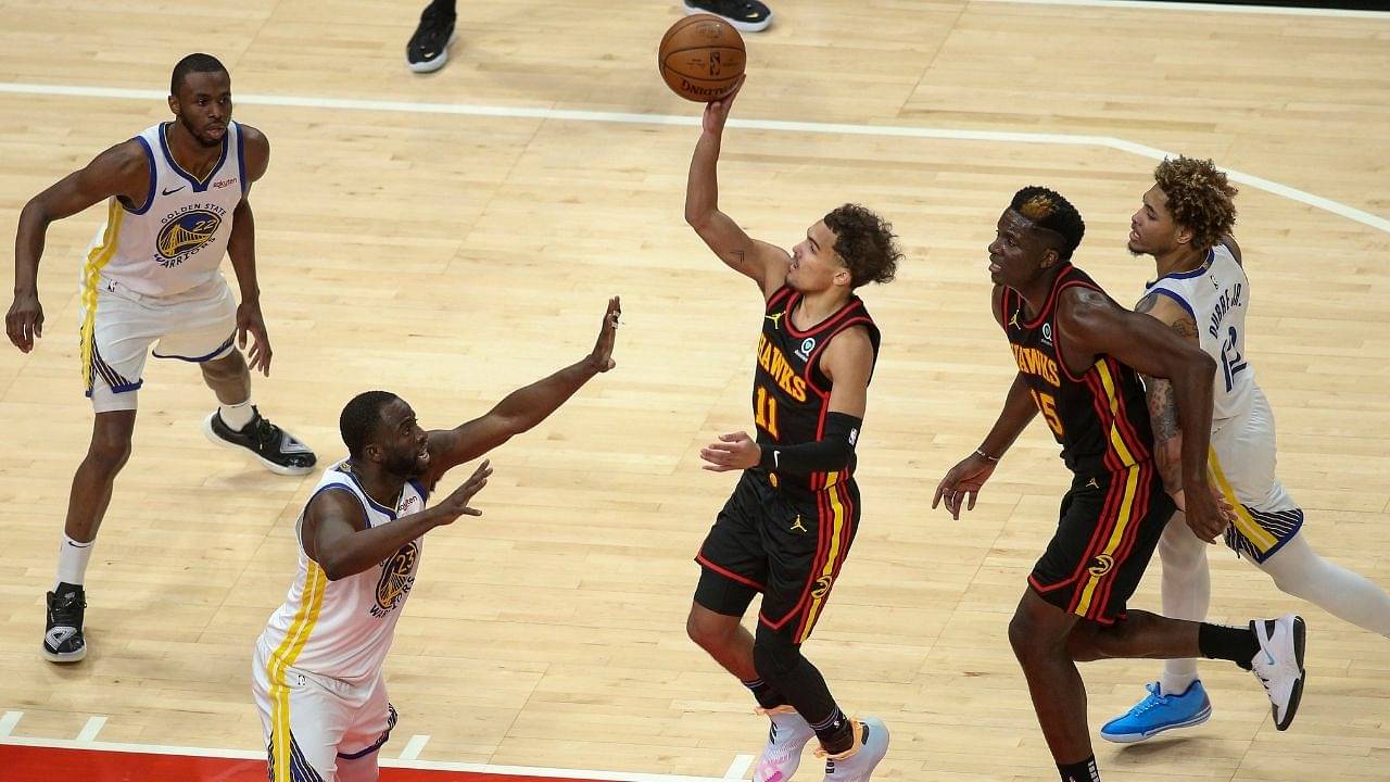 "I b*ttcracked Trae Young!": Hawks star falls prey to troll account as he shares controversial tweet about Draymond Green for all to see