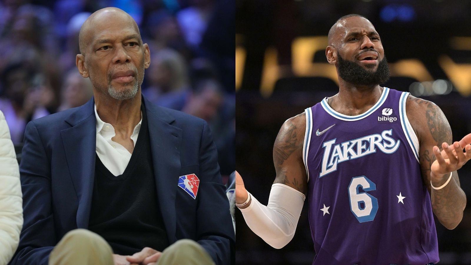 "Some of the things LeBron James has said and done are really beneath him": Kareem Abdul-Jabbar calls out Lakers MVP for 'standing on both sides of the fence'
