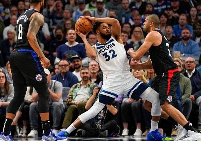 "It doesn't irritate me at all went home very happy": Karl-Anthony Towns on the Clippers' defense after being fouled out during the game