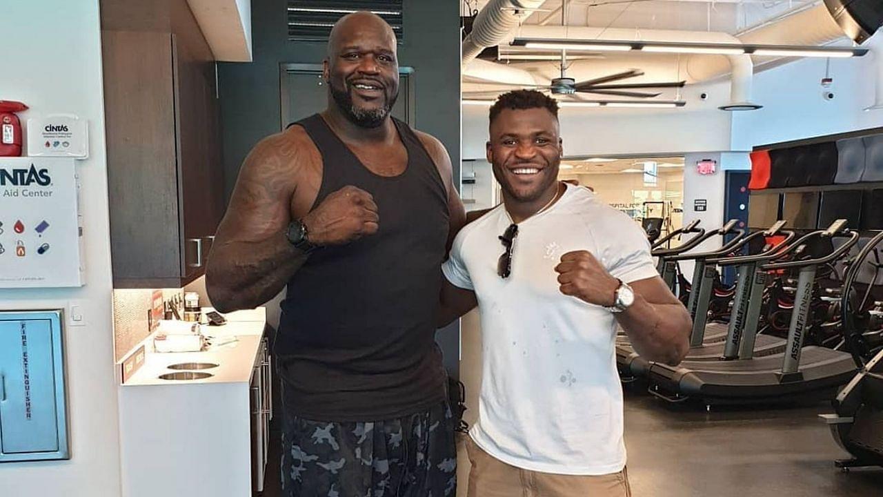 Francis Ngannou Shaquille O'Neal