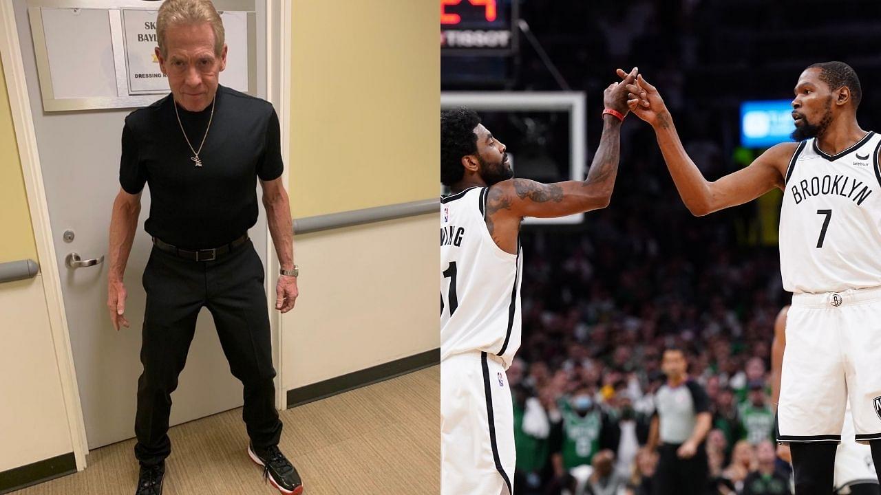 "Neither Kevin Durant nor Kyrie Irving loses any sleep over losses": Skip Bayless questions mentality of the 'most skilled' Nets duo after going down 3-0 vs Celtics