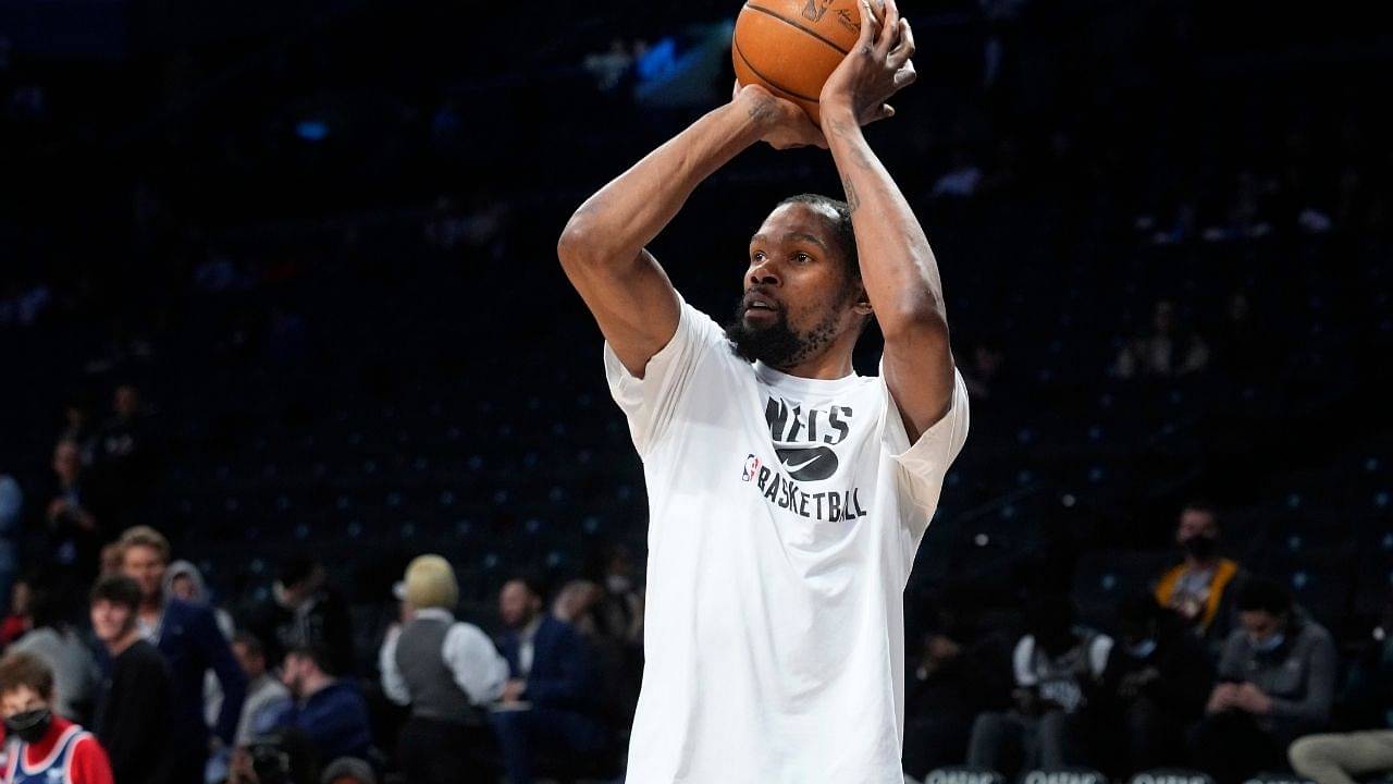 "All Kevin Durant does is get tattoos and shoot 3s": Nets' star shuts down James Worthy and a Twitter user for commenting on his game