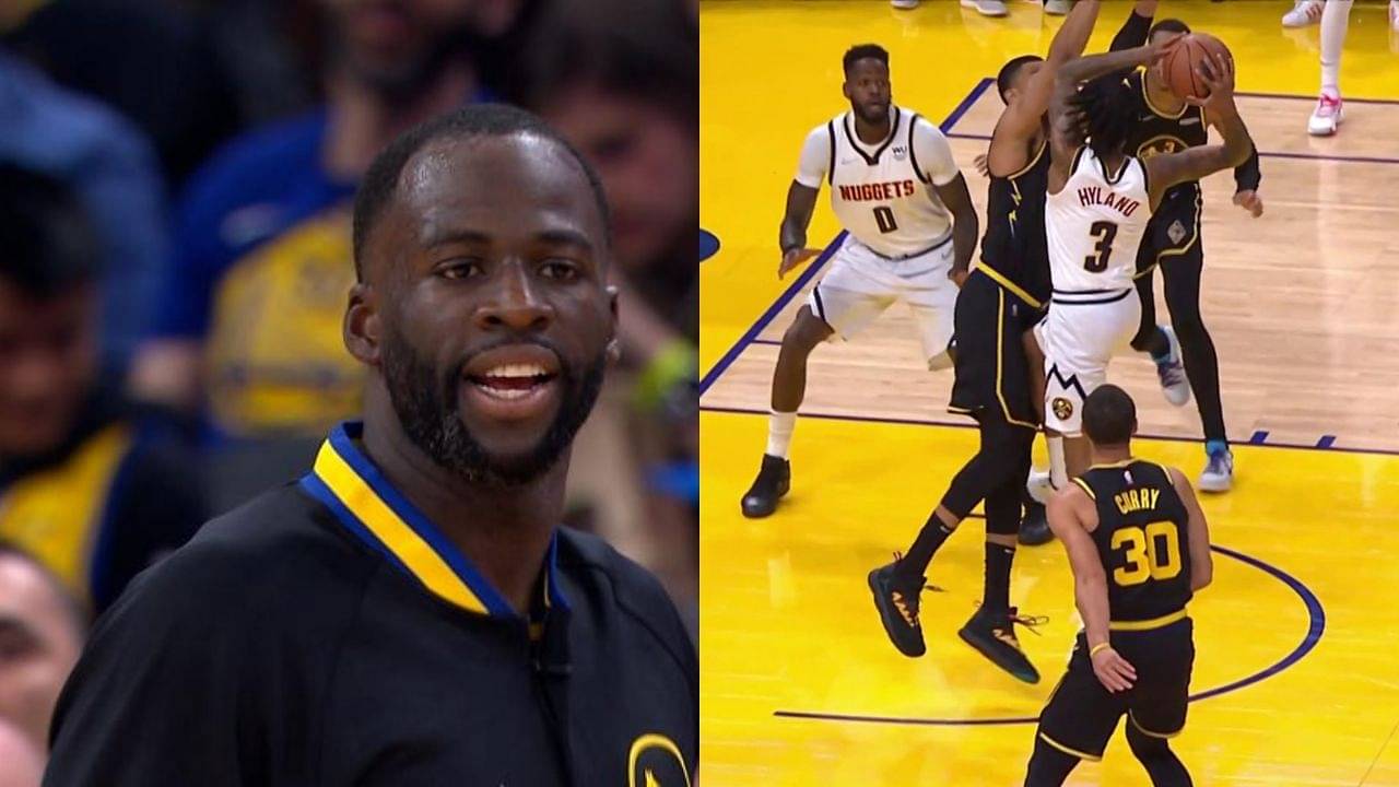 "I got suspended from the Finals game for doing that to LeBron James!": Draymond Green was not happy about Nuggets' Bones Hyland kneeing Otto Porter Jr