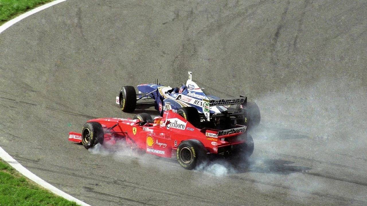 “That didn’t work Michael, You’ve hit the wrong part of him, my friend”: Throwback to when Michael Schumacher was disqualified from the 1997 season and Tyrrell's lead shot controversy