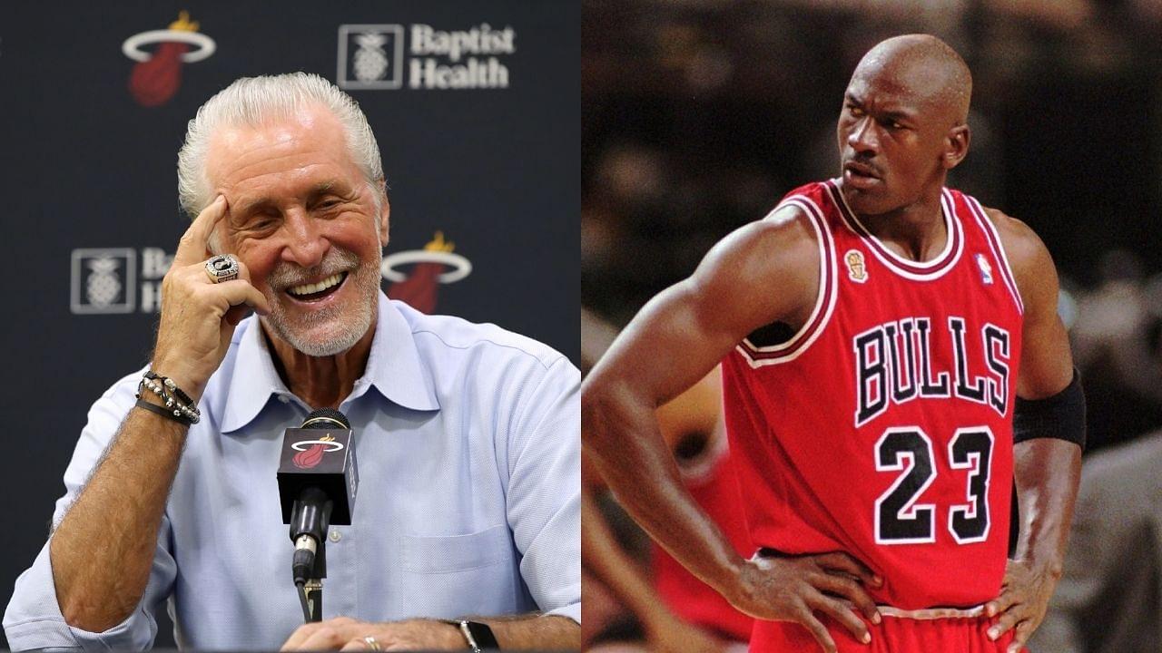 “Michael Jordan was the first jersey number the Miami Heat retired in franchise history”: How Pat Riley made an odd decision to show respect the Bulls legend