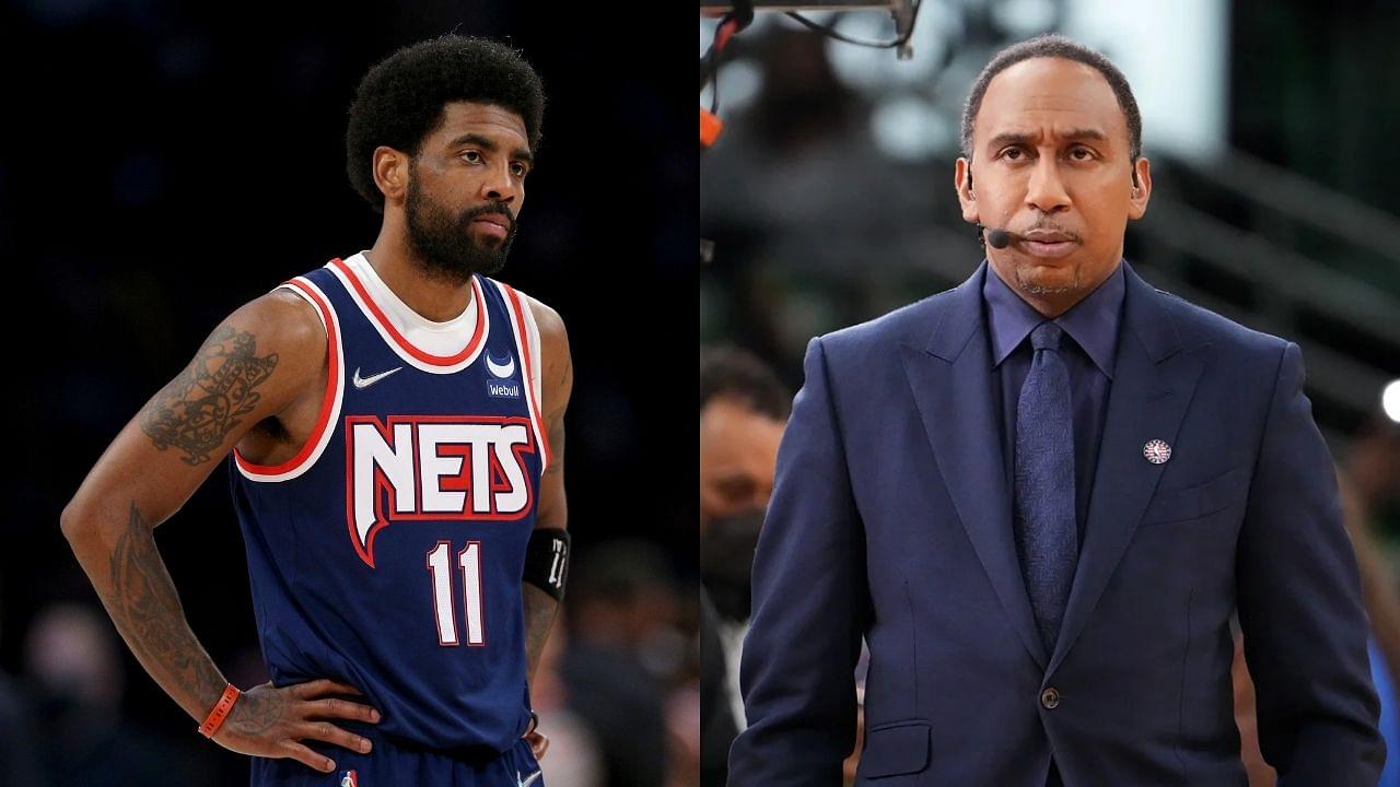 "Kyrie Irving believes the Earth is flat and is saying other people are living in a Fantasy??": NBA Twitter rips apart Nets' star for his rebuttal towards Stephen A Smith