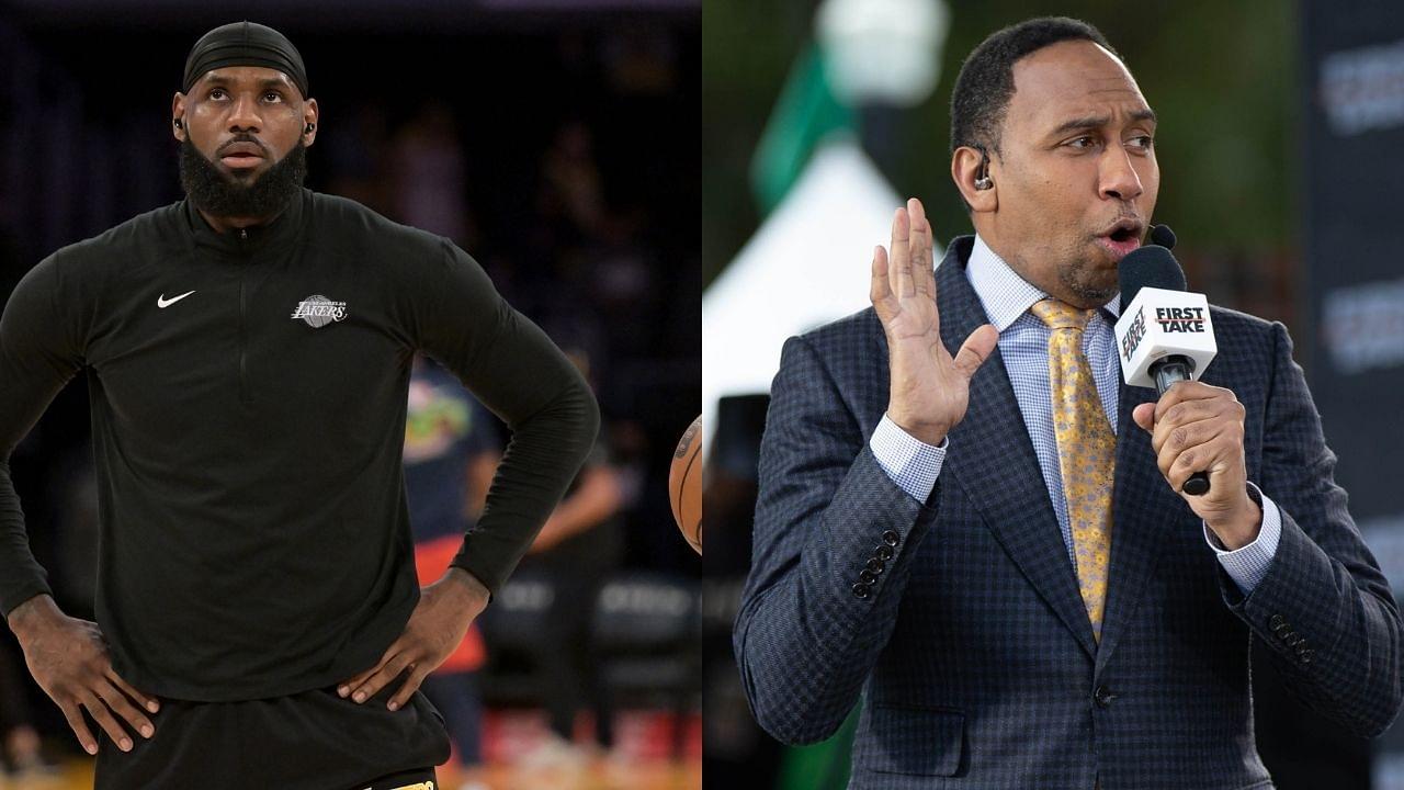 "The 2021-22 season ends the GOAT conversation for LeBron James": Stephen A. Smith gives his brutally honest verdict on the Lakers superstar