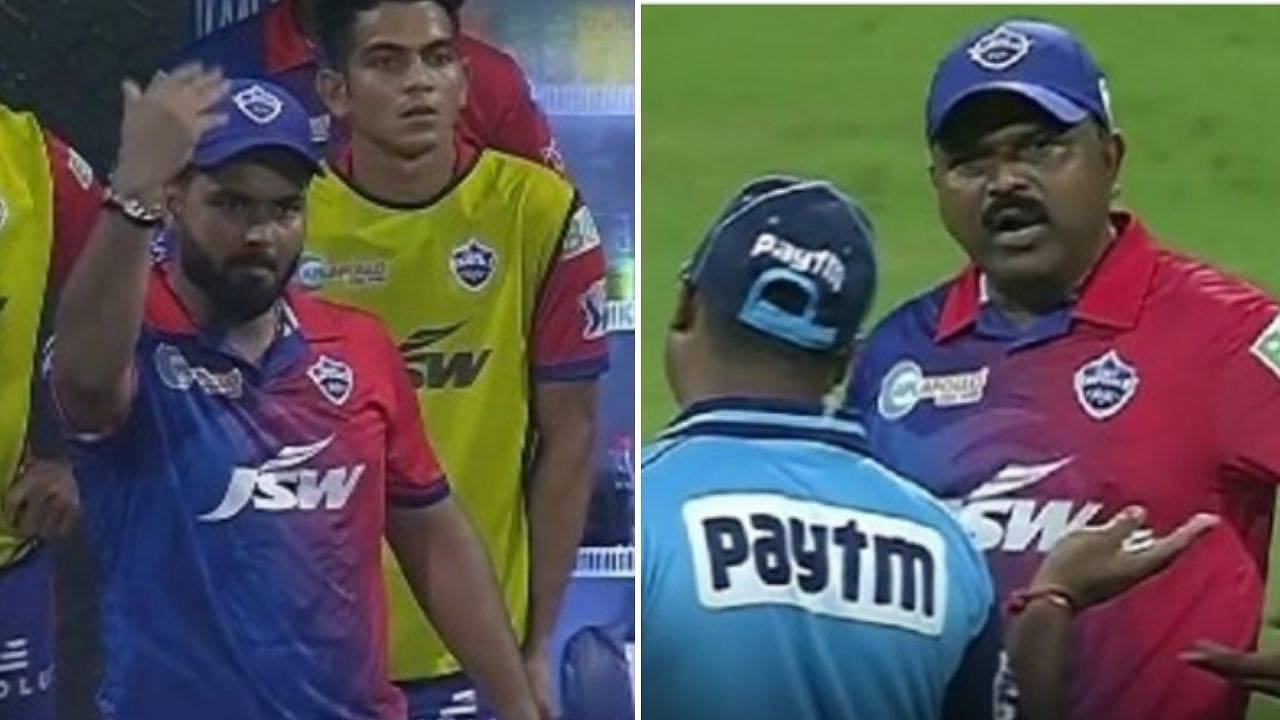 "Obviously, it wasn't right": Rishabh Pant reacts after no ball controversy involving umpire Nitin Menon and DC assistant coach Pravin Amre brings DC vs RR IPL 2022 match to halt