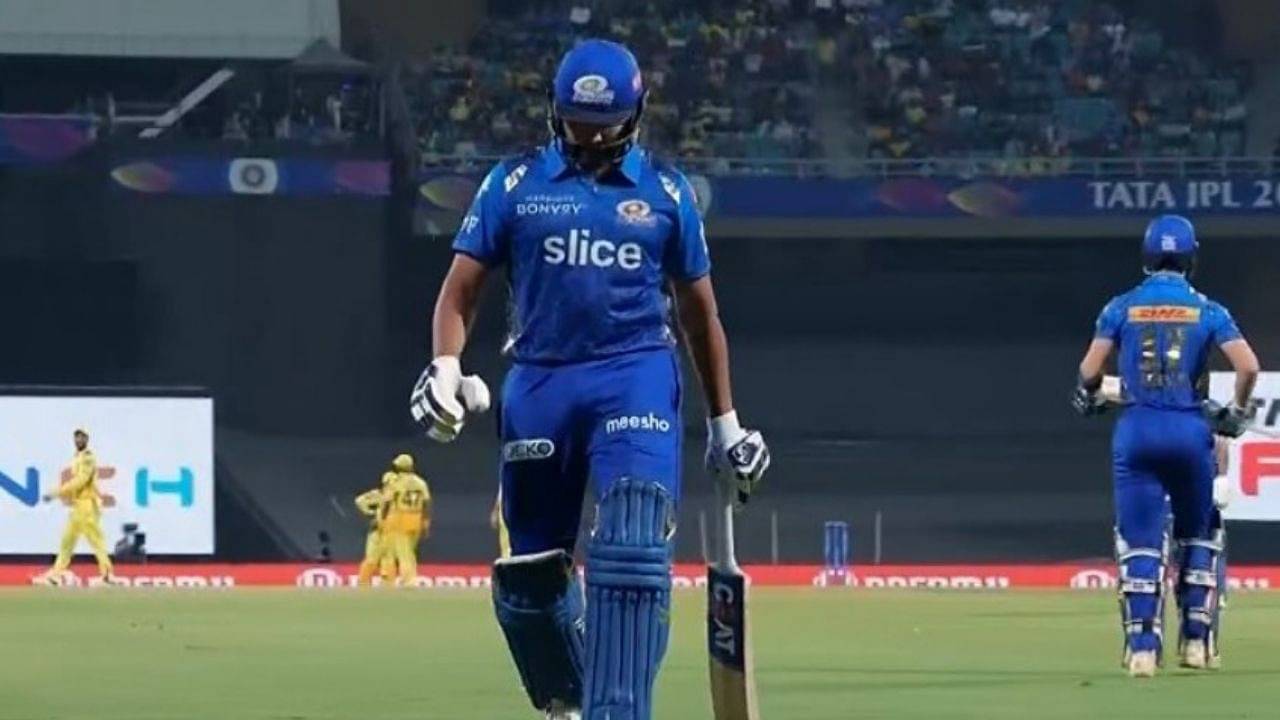 Rohit Sharma out today video: Rohit Sharma total runs in IPL 2022
