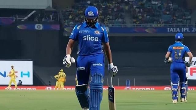 Rohit Sharma out today video: Rohit Sharma total runs in IPL 2022