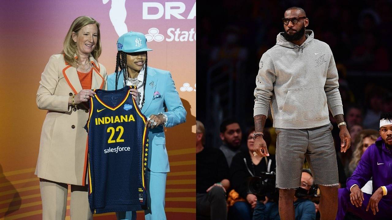 "WHY THE HELL do those young ladies have to stay in school for 4 years before being able to go pro??!!!": NBA Twitter reacts as LeBron James questions the WNBA Draft policy