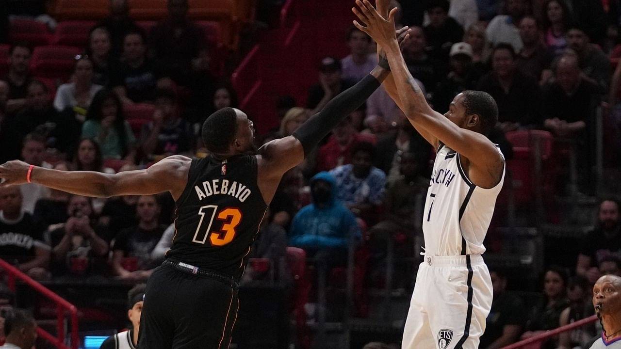 “Kevin Durant is not an easy matchup for anybody at any moment on the court”: Bam Adebayo reasons why the Nets superstar is the toughest person he had to guard