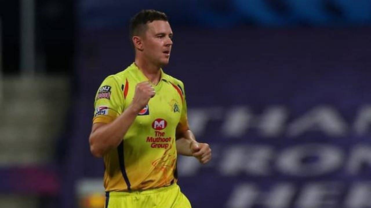 Why is Josh Hazlewood not playing today's IPL 2022 match between Royal Challengers Bangalore and Mumbai Indians?