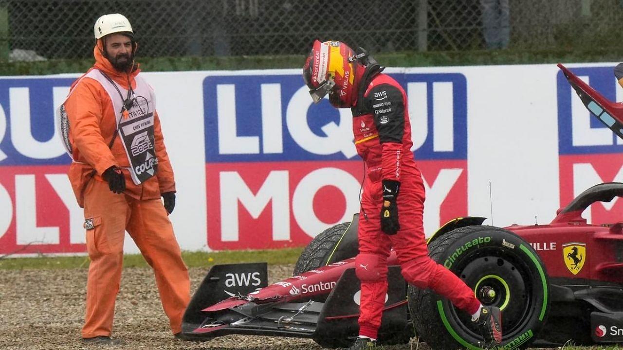 "He is not an unfair driver" - Carlos Sainz does not blame Daniel Ricciardo for ruining his race in Imola