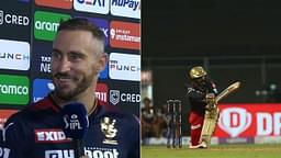 "DK is such a great asset to us": RCB captain Faf du Plessis admires Dinesh Karthik as RCB beat RR by 4 wickets in 2022 IPL