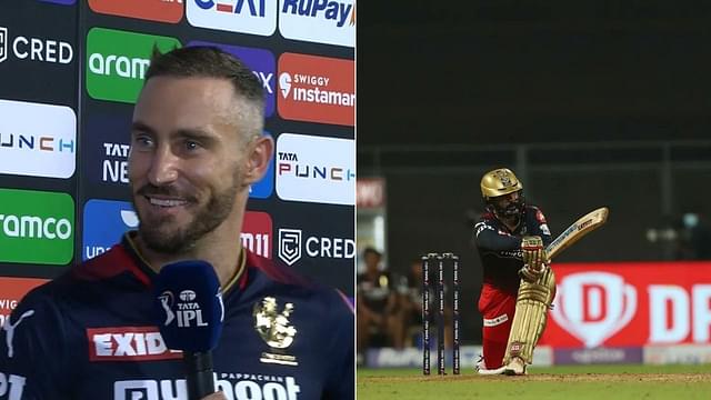 "DK is such a great asset to us": RCB captain Faf du Plessis admires Dinesh Karthik as RCB beat RR by 4 wickets in 2022 IPL