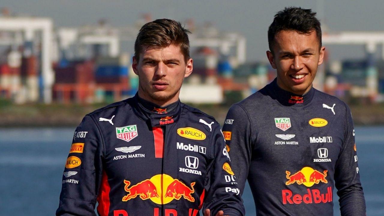 "Red Bull marketing team has the easiest job" - Max Verstappen and Alex Albon think marketing should not be allowed on the F1 paddock
