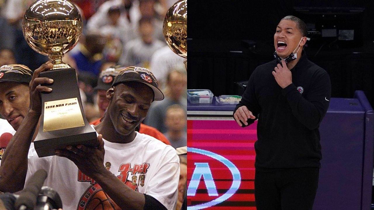 "Michael Jordan wanted to play 82 games, on one leg, when he was 40": Ty Lue takes a dig at current NBA players, citing the Bulls legend’s work ethic